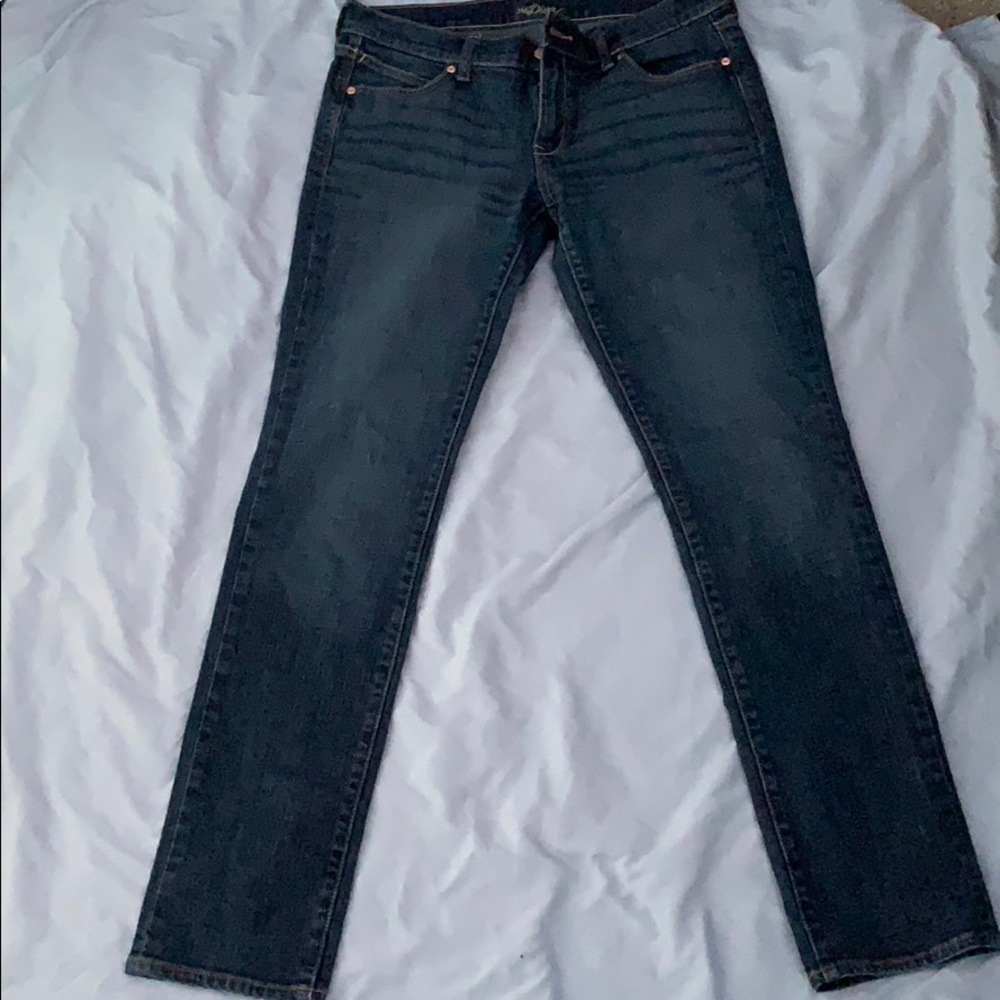 Dark blue jeans